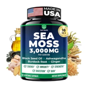 Sea Moss Black Seeds oil Capsules